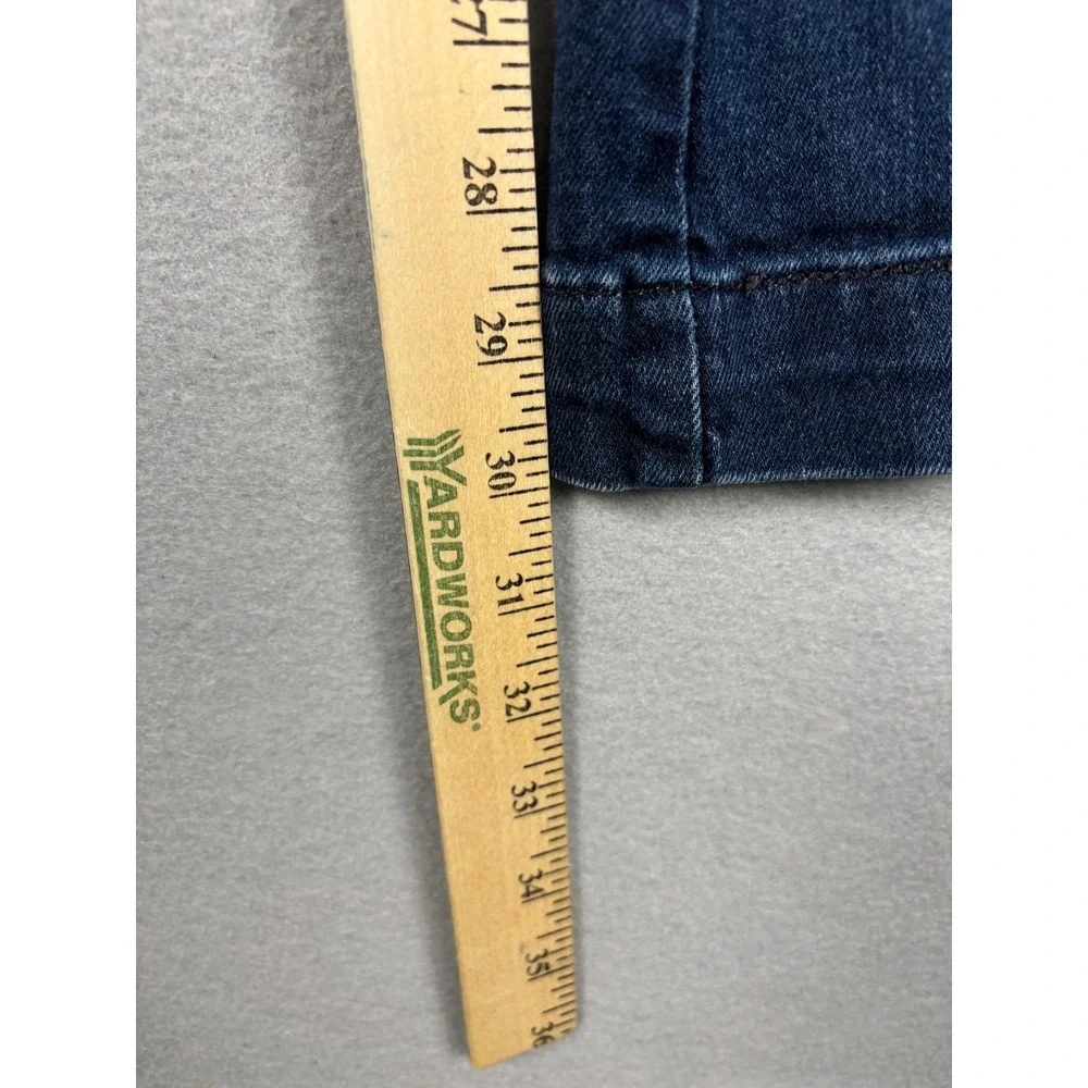 Levi's 545 Low Rise Flare Jeans Dark Wash Size 4 Medium Blue Denim Y2K